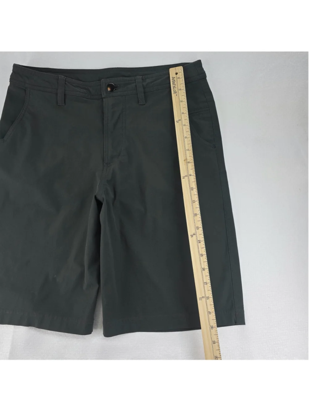 Lululemon Mens Shorts Size 32 Black Stretch Golf Casual Chino 10